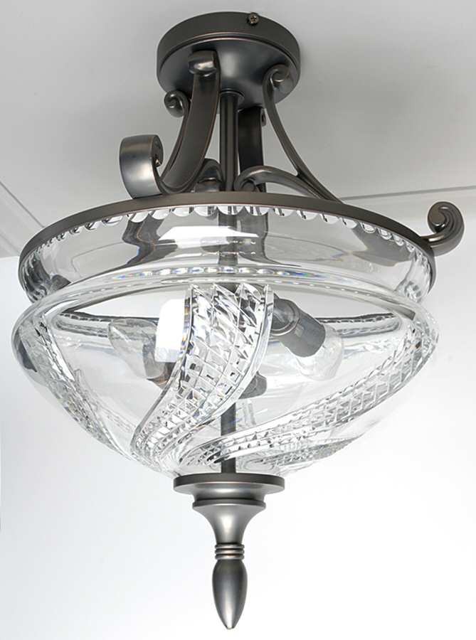 Olympia Semi Flush Mount Ceiling Lamp by Waterford Crystal-1