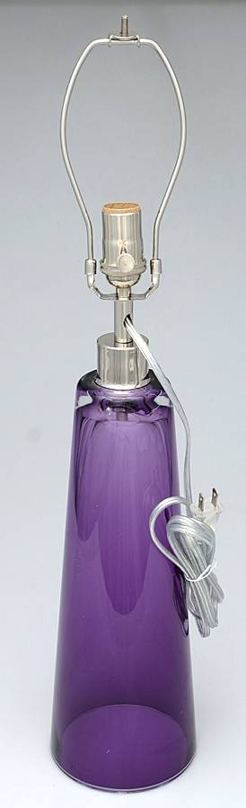 Astrum 21" Electric Lamp Base by Waterford Crystal-1