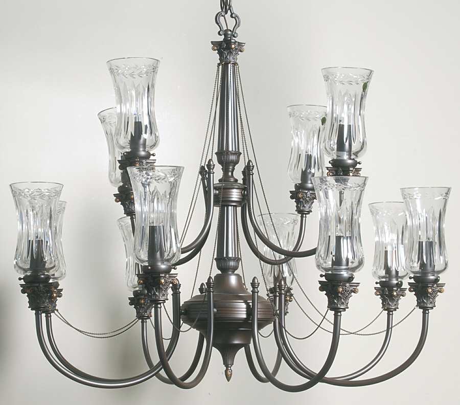 Whittaker 12 Arm Chandelier by Waterford Crystal-1