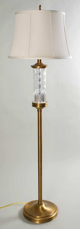 Morgana 63" Floor Lamp & Shade by Waterford Crystal-1