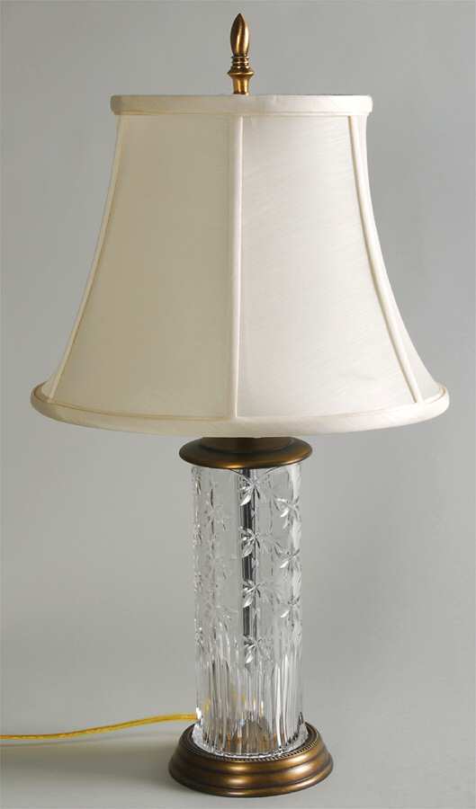 Morgana 25" Electric Lamp & Shade by Waterford Crystal-1
