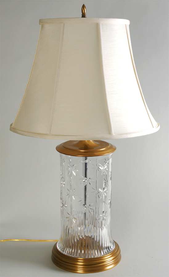 Morgana 35" Electric Lamp & Shade by Waterford Crystal-1