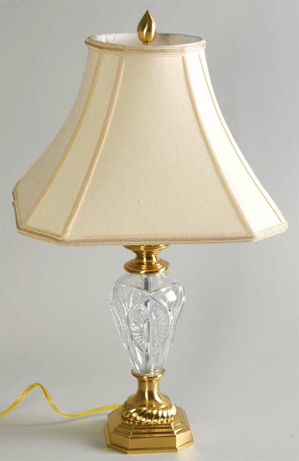 Emma 22" Electric Lamp & Shade by Waterford Crystal-1