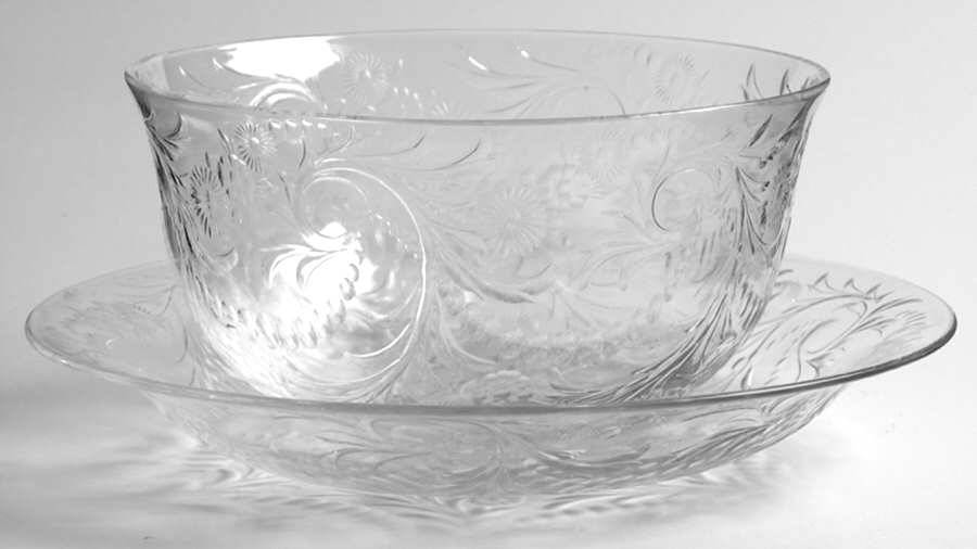 WEC71 Finger Bowl & Underplate by Webb Corbett-1