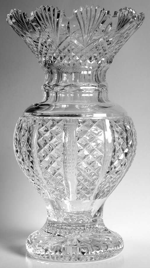 Veneration 13" Flower Vase by Waterford Crystal-1