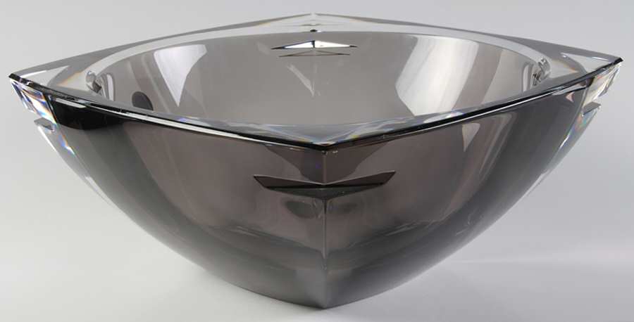 Metra 10" Square Bowl by Waterford Crystal-1