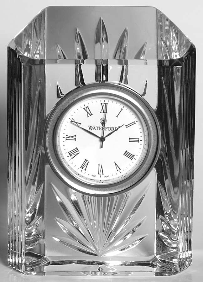 Colonnade Small Quartz Clock by Waterford Crystal-1