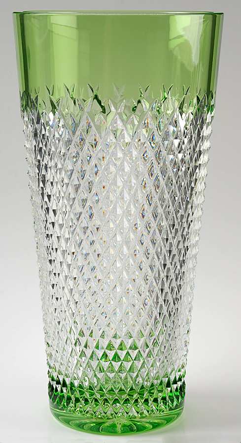 Alana Prestige Green 14" Flower Vase by Waterford Crystal-1