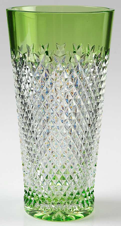 Alana Prestige Green 10" Flower Vase by Waterford Crystal-1
