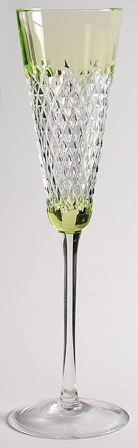 Alana Prestige Green Toasting Fluted Champagne by Waterford Crystal-1