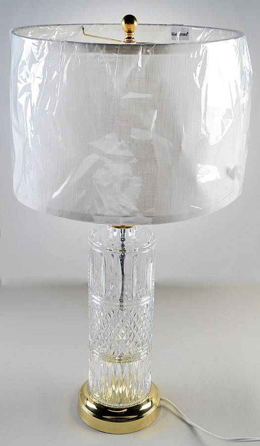 Irish Lace 24" Electric Lamp & Shade by Waterford Crystal-1