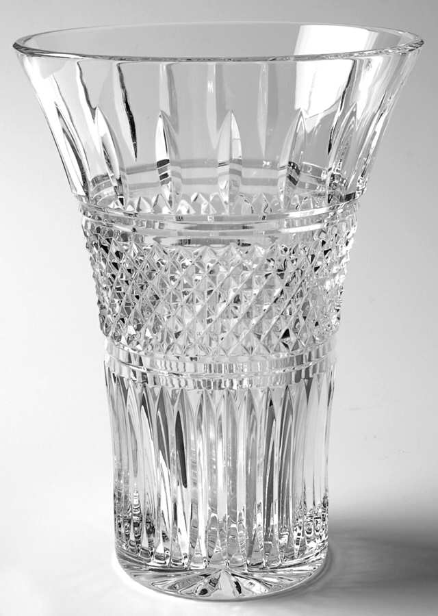 Irish Lace 10" Flower Vase by Waterford Crystal-1