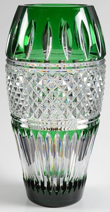 Irish Lace 12" Flower Vase by Waterford Crystal-1