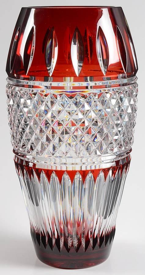 Irish Lace 12" Flower Vase by Waterford Crystal-1