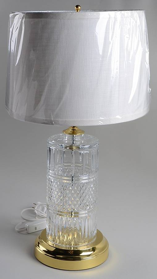 Irish Lace 22" Electric Lamp & Shade by Waterford Crystal-1