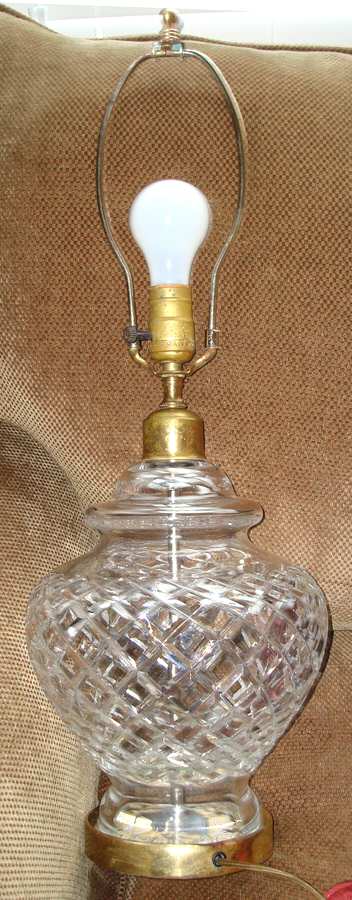 Lamps 26" Electric Lamp Base by Waterford Crystal-1
