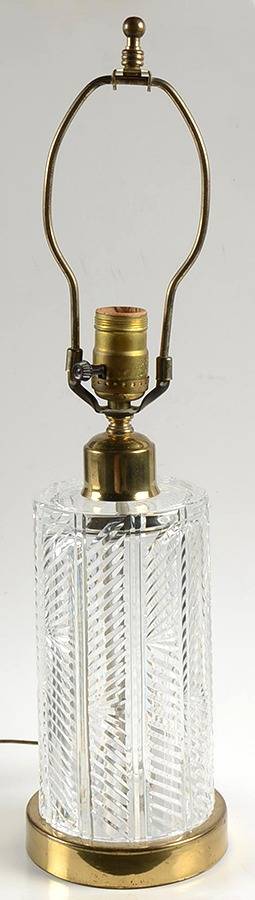 Lamps 19" Electric Lamp Base by Waterford Crystal-1