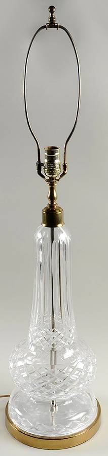 Lamps 34" Electric Lamo No Shade by Waterford Crystal-1
