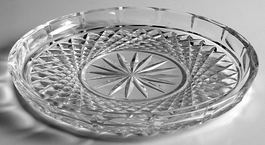 Vanity 8" Round Tray by Waterford Crystal-1