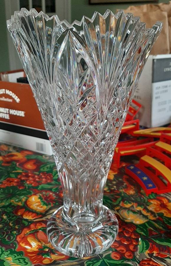 Vases and Urns 12" Footed Vase by Waterford Crystal-1