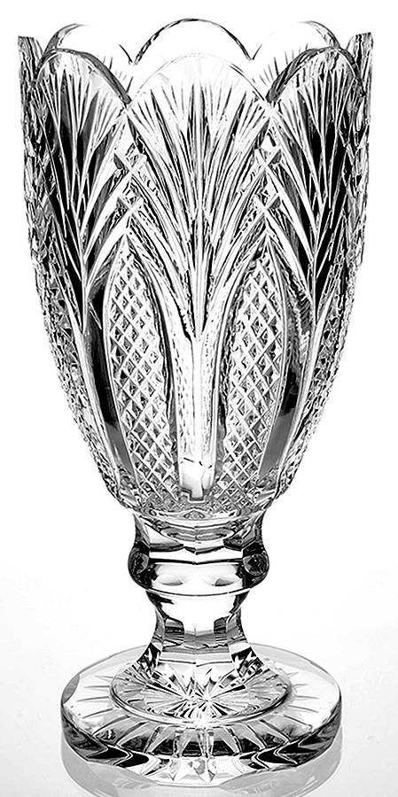 Vases and Urns 13" Footed Vase by Waterford Crystal-1