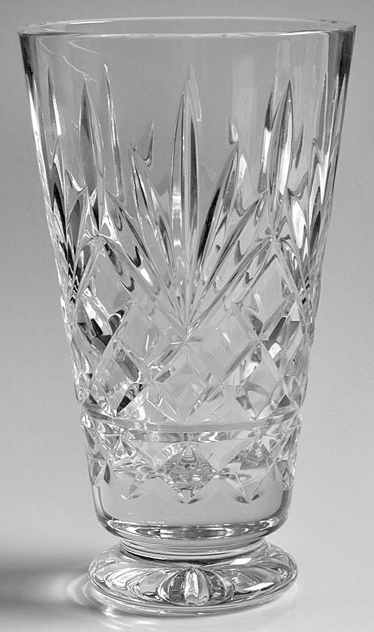 Vases and Urns 8" Footed Vase by Waterford Crystal-1