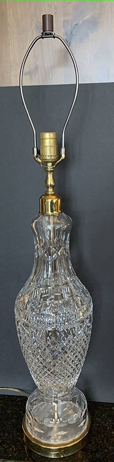 Lamps Electric Lamp No Shade by Waterford Crystal-1
