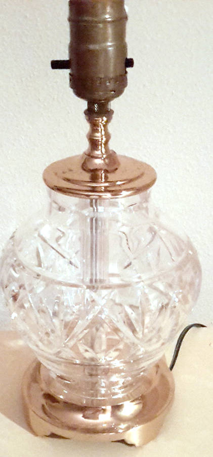Lamps 11" Electric Lamp Base by Waterford Crystal-1