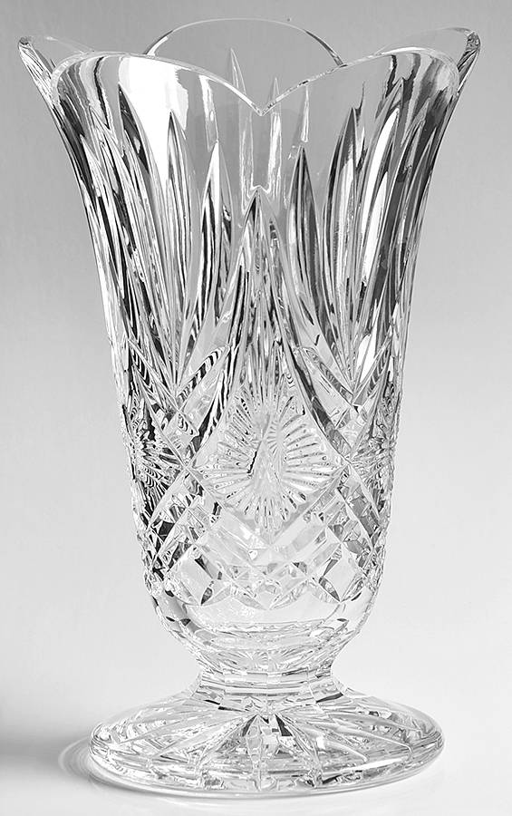 Vases and Urns 10" Flared Vase by Waterford Crystal-1