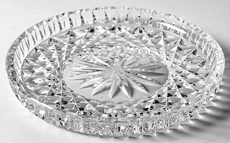 Vanity 8" Round Tray by Waterford Crystal-1