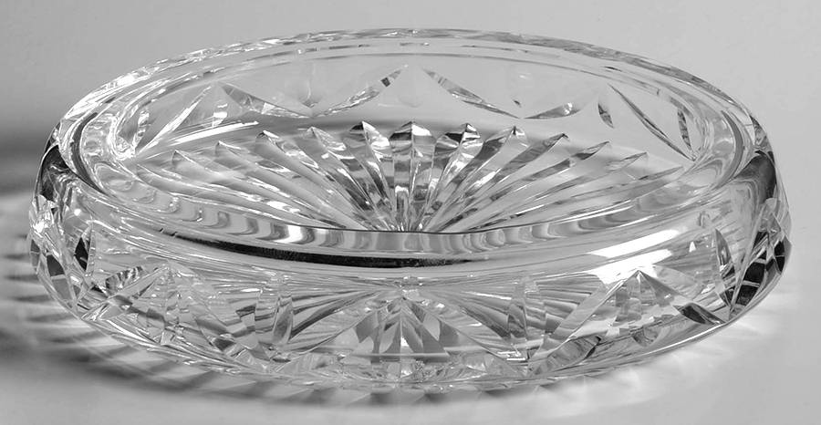 Smoking Accesories 6" Round Ashtray by Waterford Crystal-1