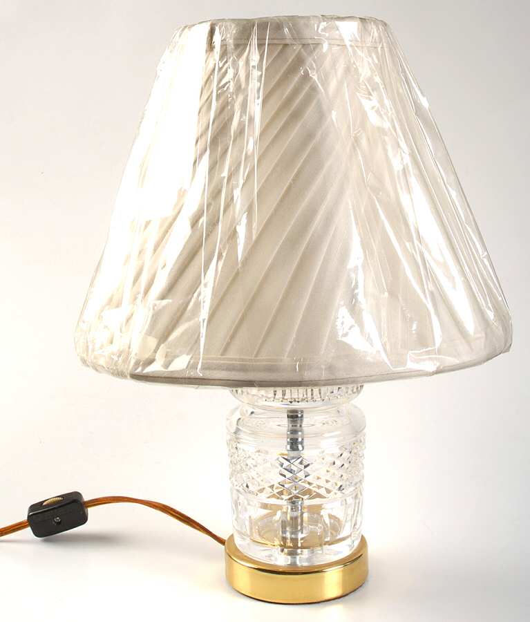 Lamps 8" Electric Lamp & Shade by Waterford Crystal-1