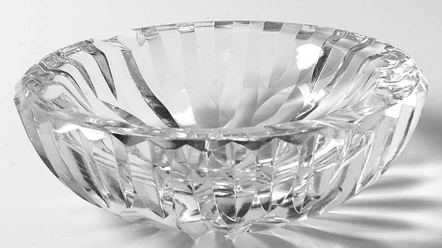 Smoking Accesories 4" Round Ashtray by Waterford Crystal-1