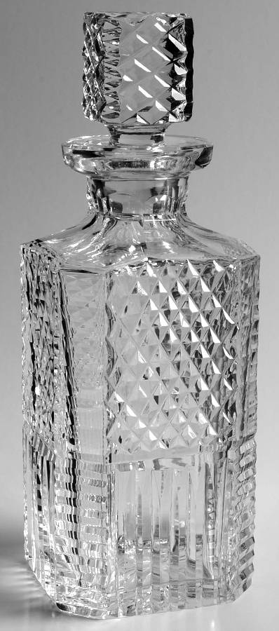Decanters Square Decanter & Stopper by Waterford Crystal-1