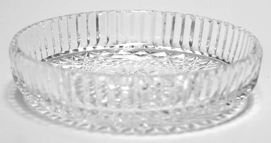 Butter Dishes Round Open Butter Dish by Waterford Crystal-1