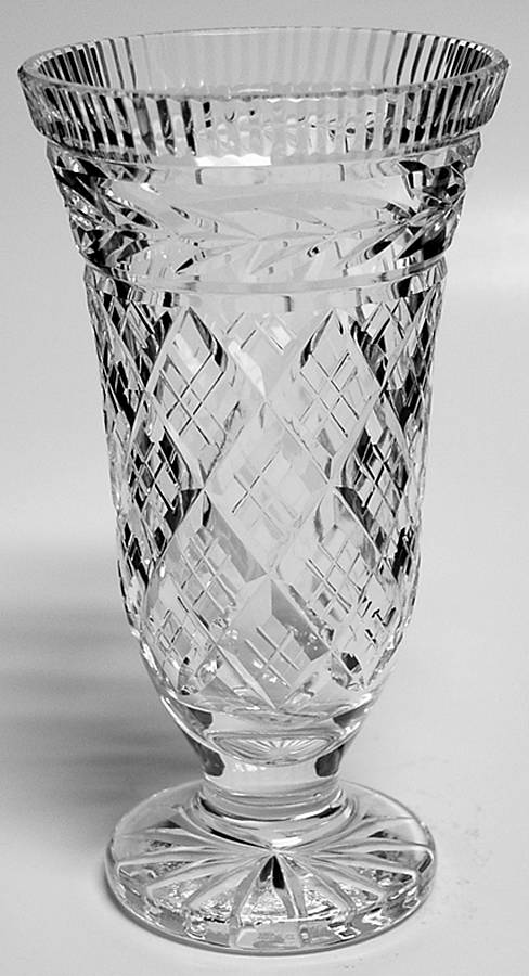 Vases and Urns 7'' Footed Vase by Waterford Crystal-1