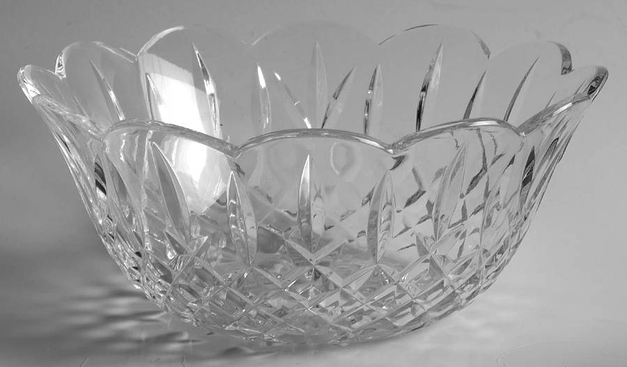 Bowls 9''-13+ 9" Scalloped Bowl by Waterford Crystal-1