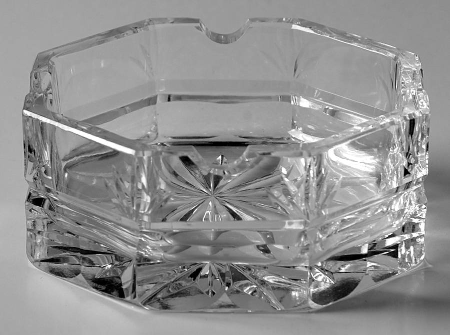Smoking Accesories 3" Octagonal Ashtray by Waterford Crystal-1