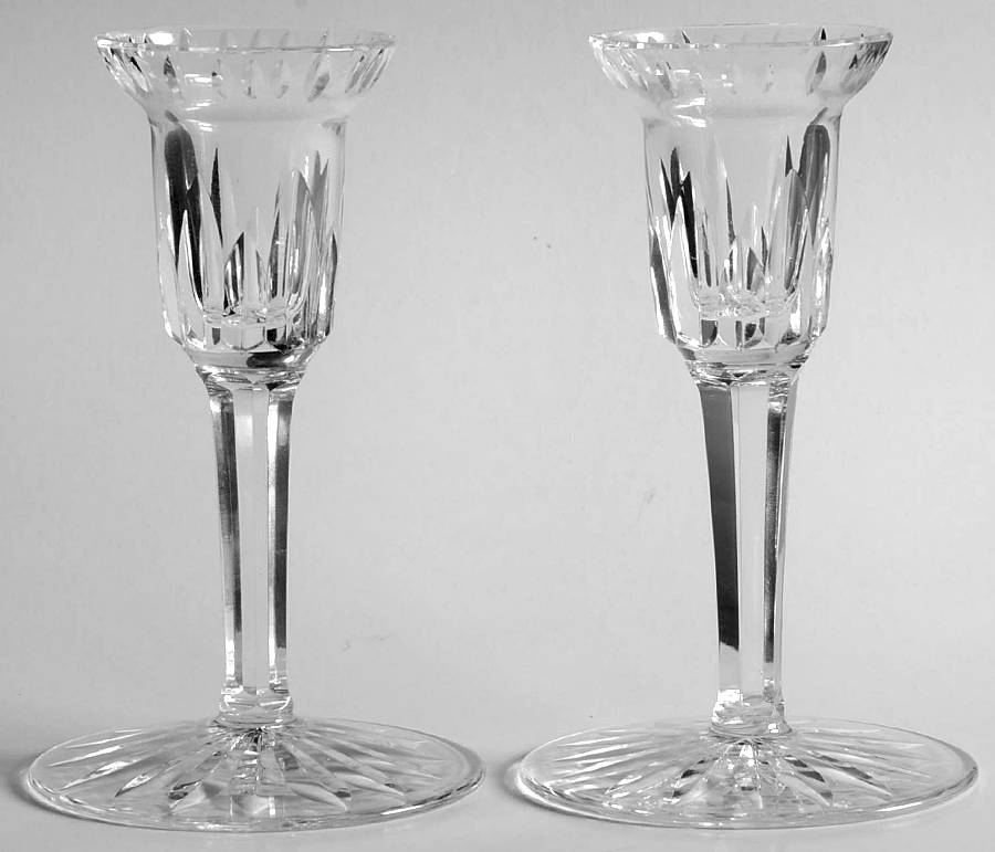 Candlesticks Set of 2 5" Candlestick by Waterford Crystal-1