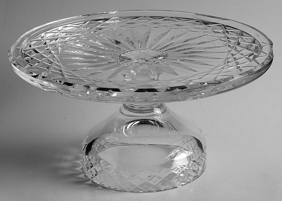 Table Accessories 10" Diameter High Cake Stand by Waterford Crystal-1