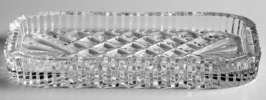 Butter Dishes 1/4 Covered Butter Dish No Lid by Waterford Crystal-1