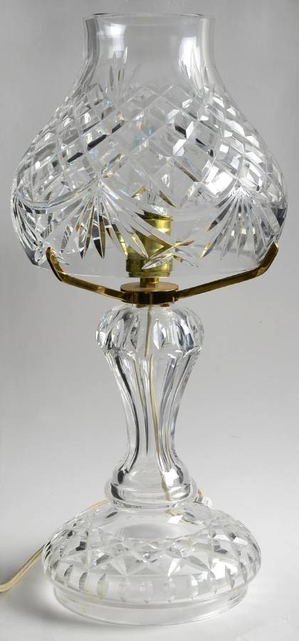 Hurricanes (2 Piece) Electric Hurricane Lamp by Waterford Crystal-1