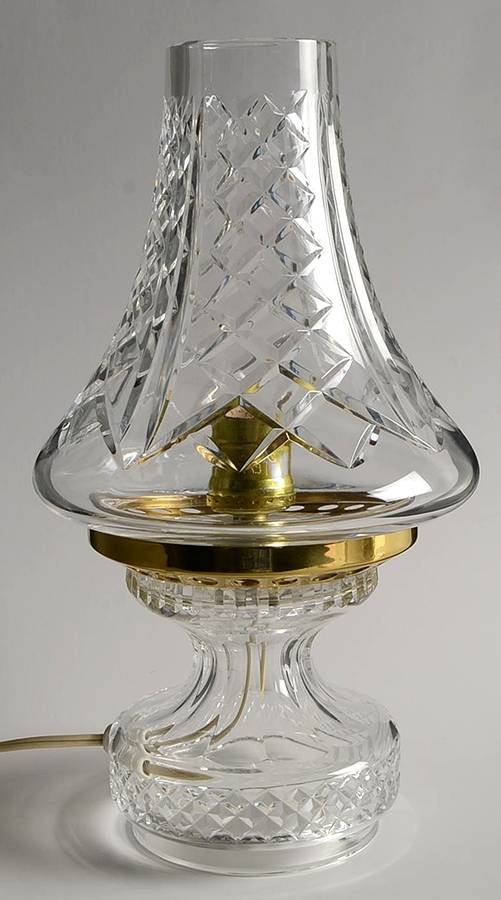 Hurricanes (2 Piece) Electric Hurricane Lamp by Waterford Crystal-1