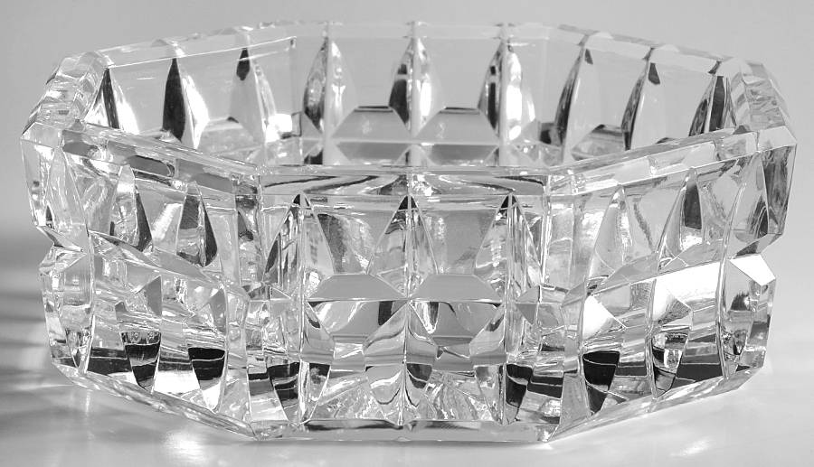 Smoking Accesories 5" Octagonal Ashtray by Waterford Crystal-1
