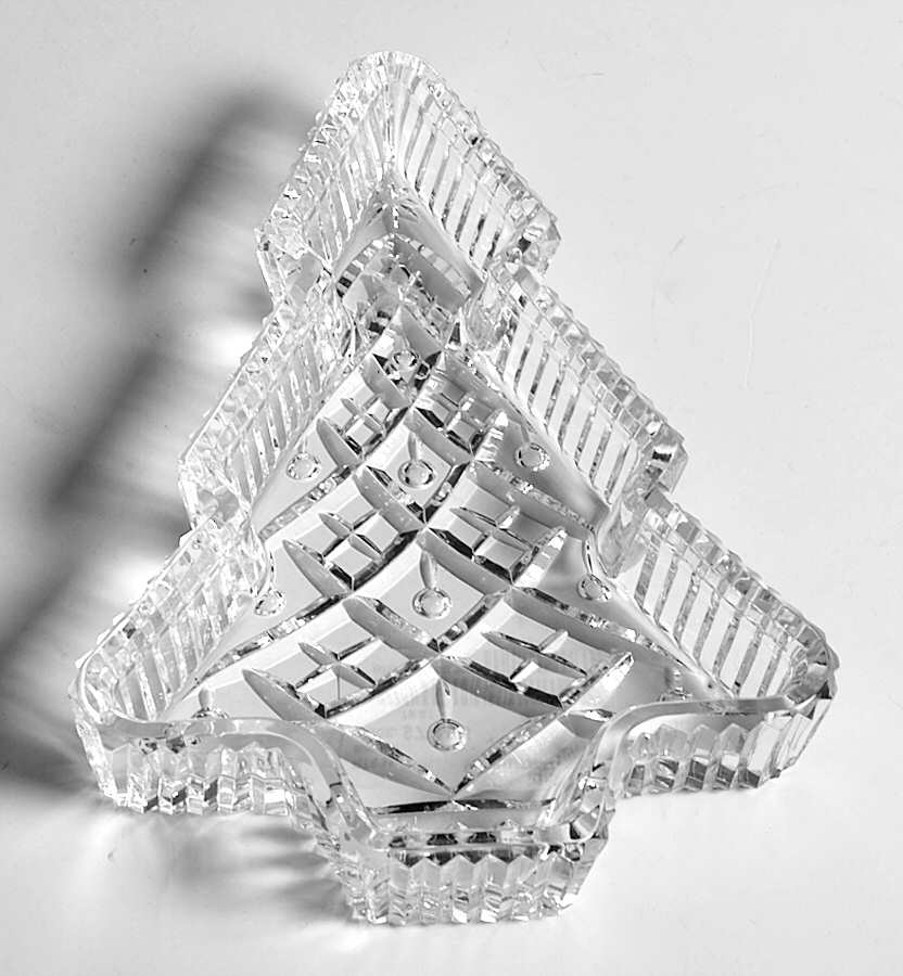Vanity 7" Christmas Tree Tray by Waterford Crystal-1