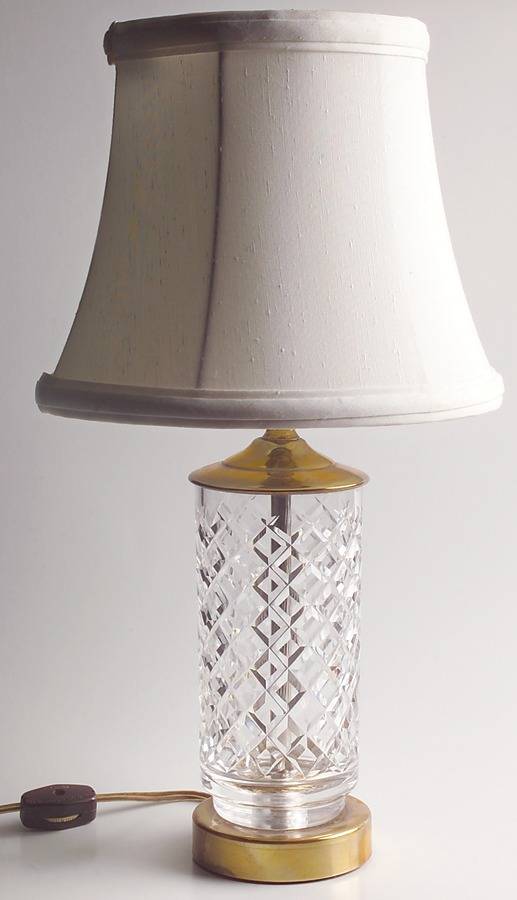 Lamps Lamp Boudoir with Shade by Waterford Crystal-1