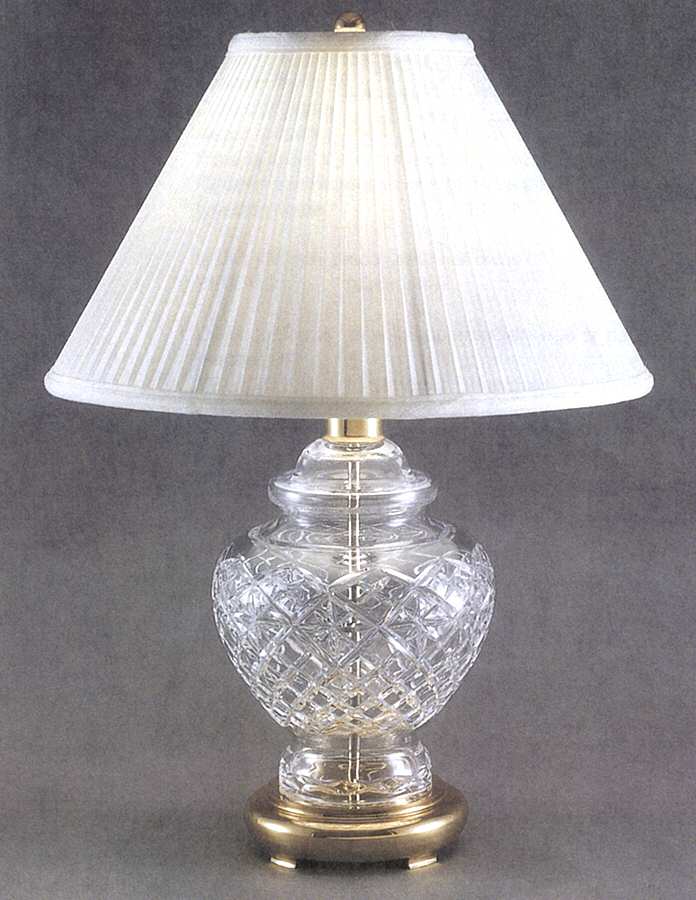 Lamps 26" Electric Lamp & Shade by Waterford Crystal-1