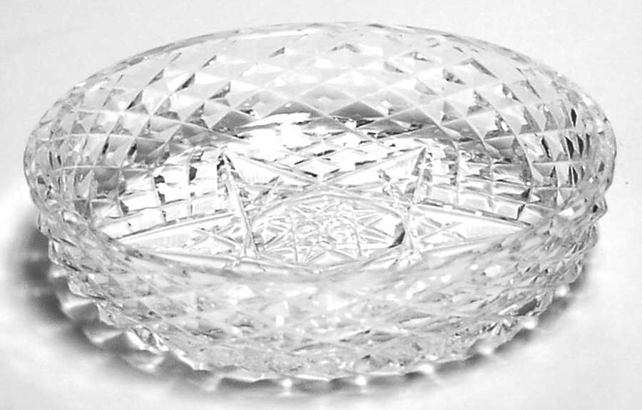 Vanity 5" Round Jewelry Tray by Waterford Crystal-1