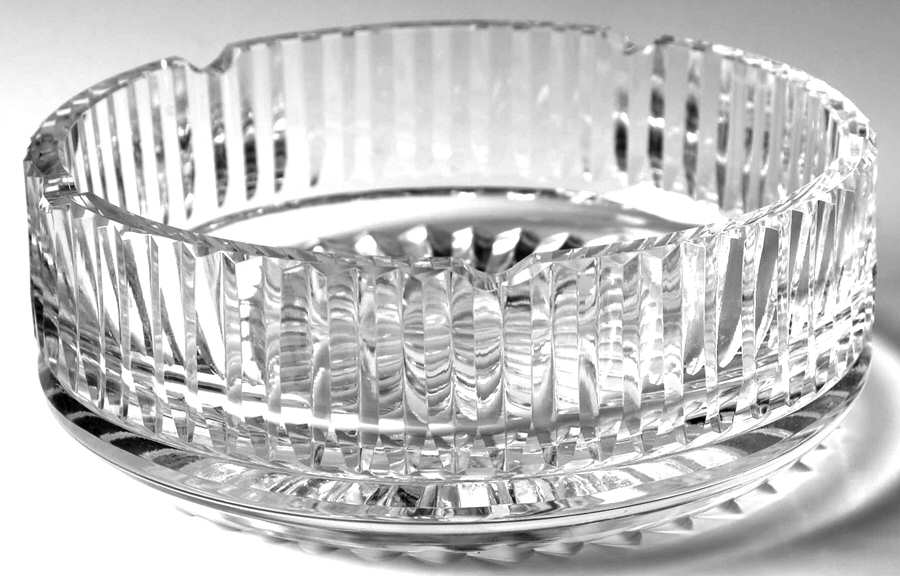 Smoking Accesories 6" Round Ashtray by Waterford Crystal-1