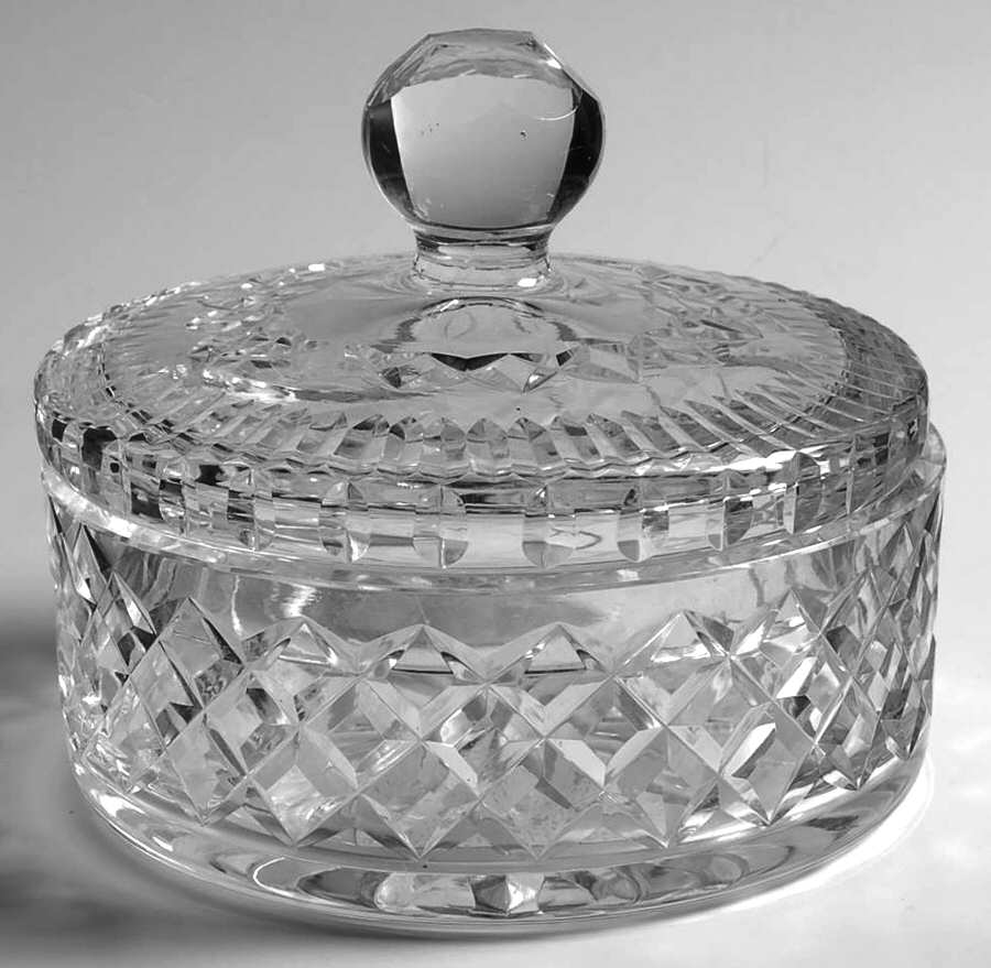 Candy Dishes Candy Box & Lid by Waterford Crystal-1